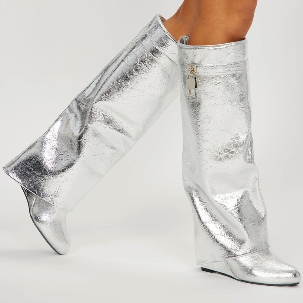 Fashion Nova Ultimate Flirt Overlay Boot